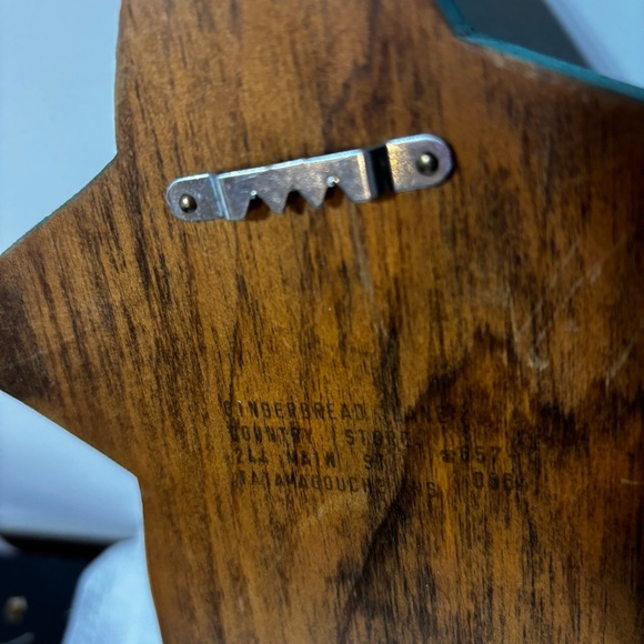 5/$25 Handcrafted Teal Star Wall Decor 10.5” Stool Knob Hanger Nova Scotia - Picture 5 of 5